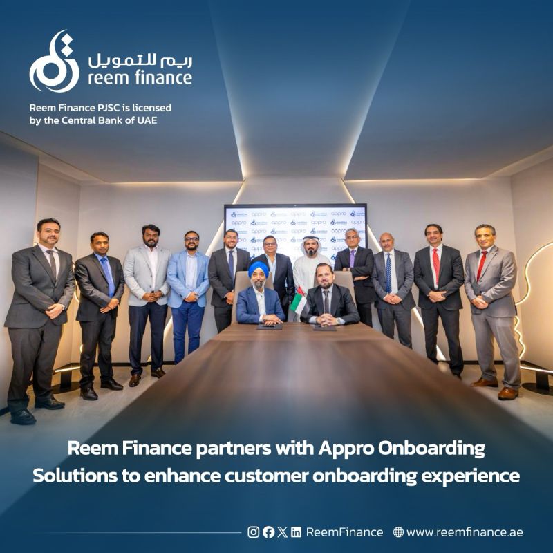 Reem Finance partners with Appro Onboarding Solutions to enhance customer onboarding experience